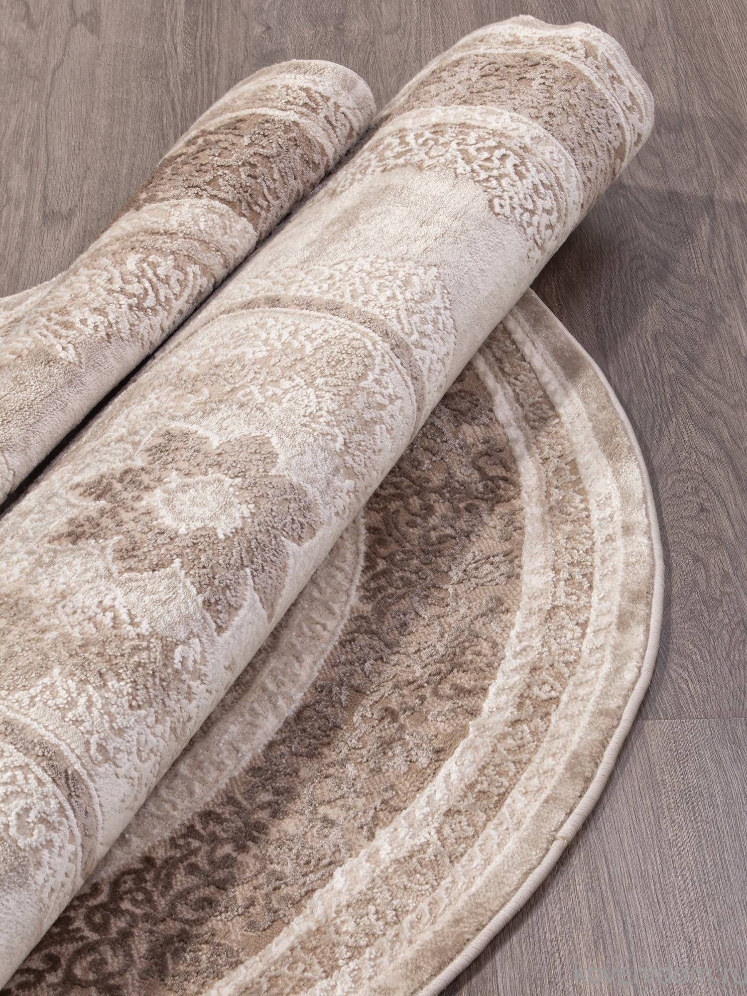 Ковер ARMINA 04037A BROWN / BROWN Круг Ковер ARMINA 04037A BROWN / BROWN Круг