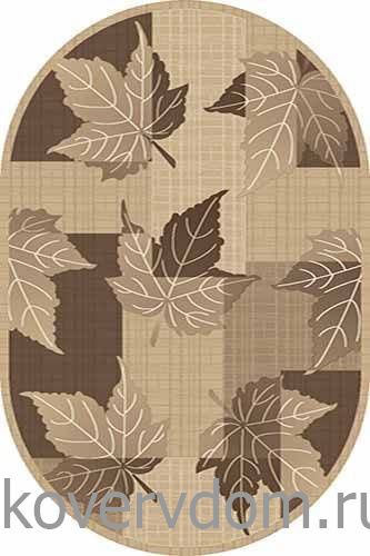 Ковер MEGA CARVING 4785 BEIGE Овал