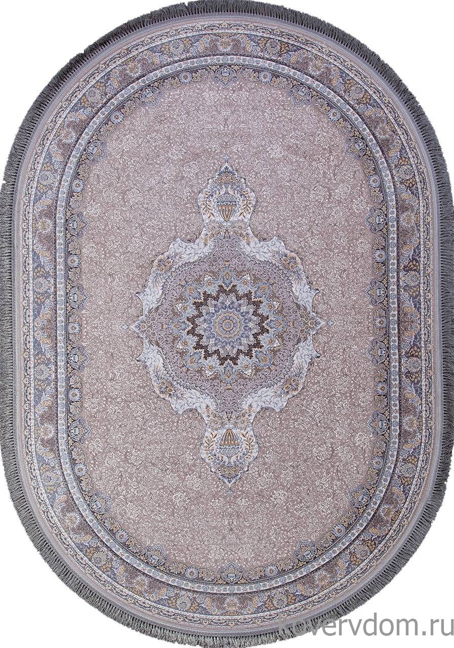 Ковер FARSI 1200 G252 LIGHT GRAY Овал