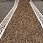 Ковровая дорожка циновка VEGAS S002 BROWN-CREAM