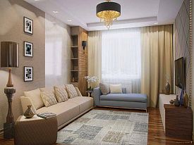 Ковер в спальню CUBA-A F387 BEIGE