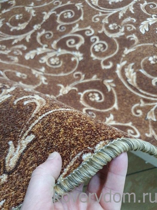 Ковер-палас ВЕНЗЕЛЯ 1243 цвет 43 коричневый  Ковер-палас ВЕНЗЕЛЯ 1243 цвет 43 коричневый