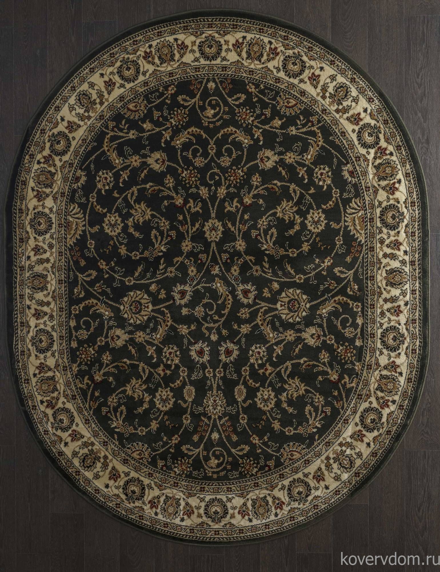 Ковер VALENCIA 2 D251 GREEN Овал Ковер VALENCIA 2 D251 GREEN Овал