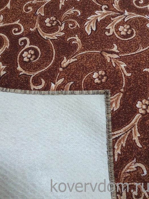 Ковер-палас ВЕНЗЕЛЯ 1243 цвет 43 коричневый  Ковер-палас ВЕНЗЕЛЯ 1243 цвет 43 коричневый