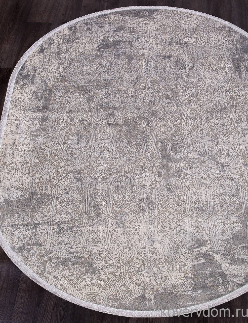 Ковер BIBLOS 9300 GREY / GREY Овал Ковер BIBLOS 9300 GREY / GREY Овал
