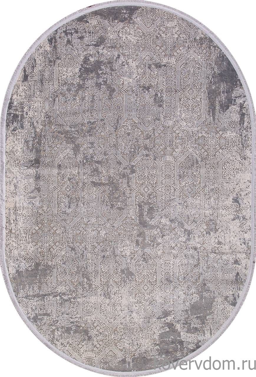 Ковер BIBLOS 9300 GREY / GREY Овал Ковер BIBLOS 9300 GREY / GREY Овал