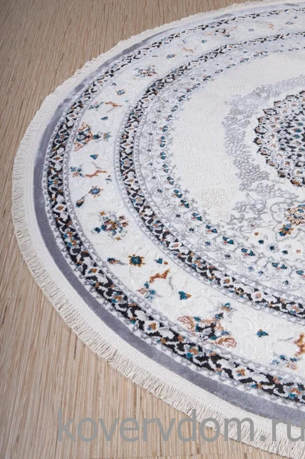 Ковер Amira 4836A L.Grey-L.Grey Круг Ковер Amira 4836A L.Grey-L.Grey Круг