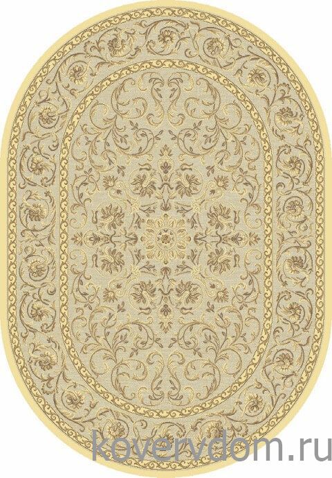 Рельефный ковер из вискозы GENOVA GOLD 38064 6292 60 ОВАЛ Рельефный ковер из вискозы GENOVA GOLD 38064 6292 60 ОВАЛ