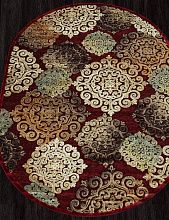 Однотонный ковер GENOVA 938001 121210 Овал V