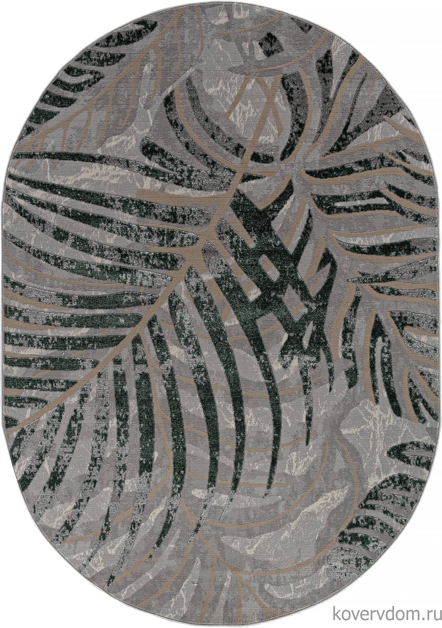 Ковер LIMAN F479 GRAY-GREEN Овал