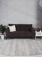 Ковер из Турции из полипропилена NENSI GL092G GREY / GREY Овал