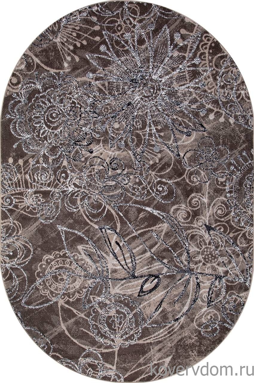 Ковер SIERRA d354 BEIGE-BROWN 2 Овал Ковер SIERRA d354 BEIGE-BROWN 2 Овал