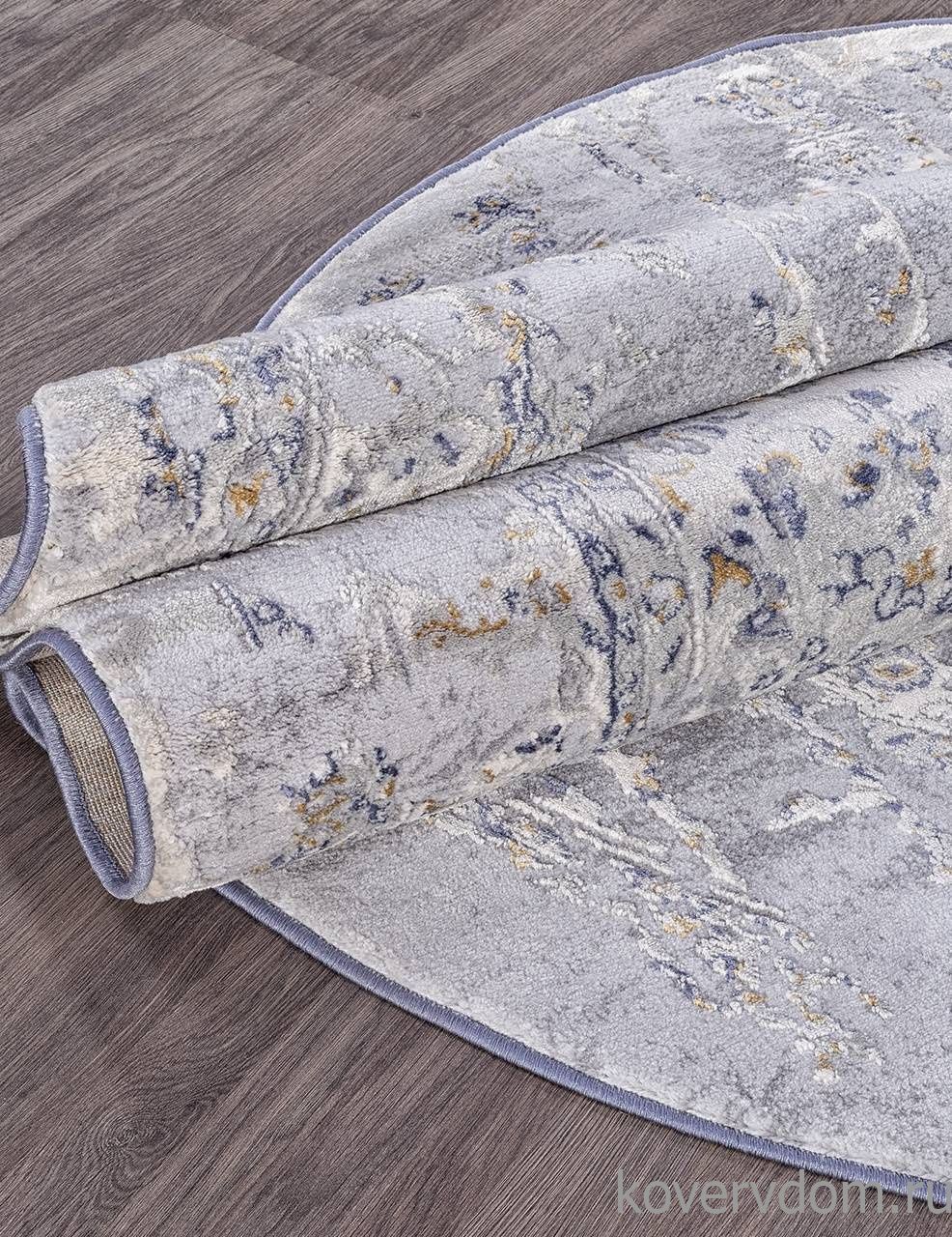 Ковер MARDAN 5106A COKEN D.GREY / BLUE Овал Ковер MARDAN 5106A COKEN D.GREY / BLUE Овал