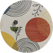 Ковер MERINOS RIO-A F234 GRAY-BLUE Круг