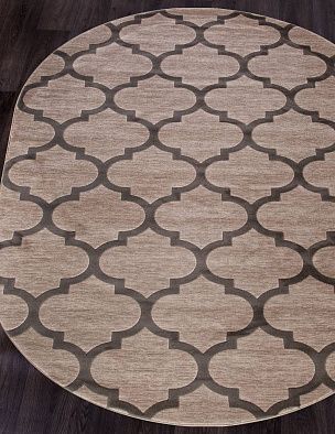 Ковер MEGA CARVING WK d422 BEIGE Овал