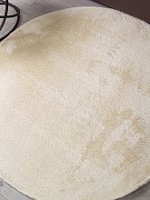 Ковер длинноворсовый в спальню RABBIT LUXE PX2001 CREAM Круг