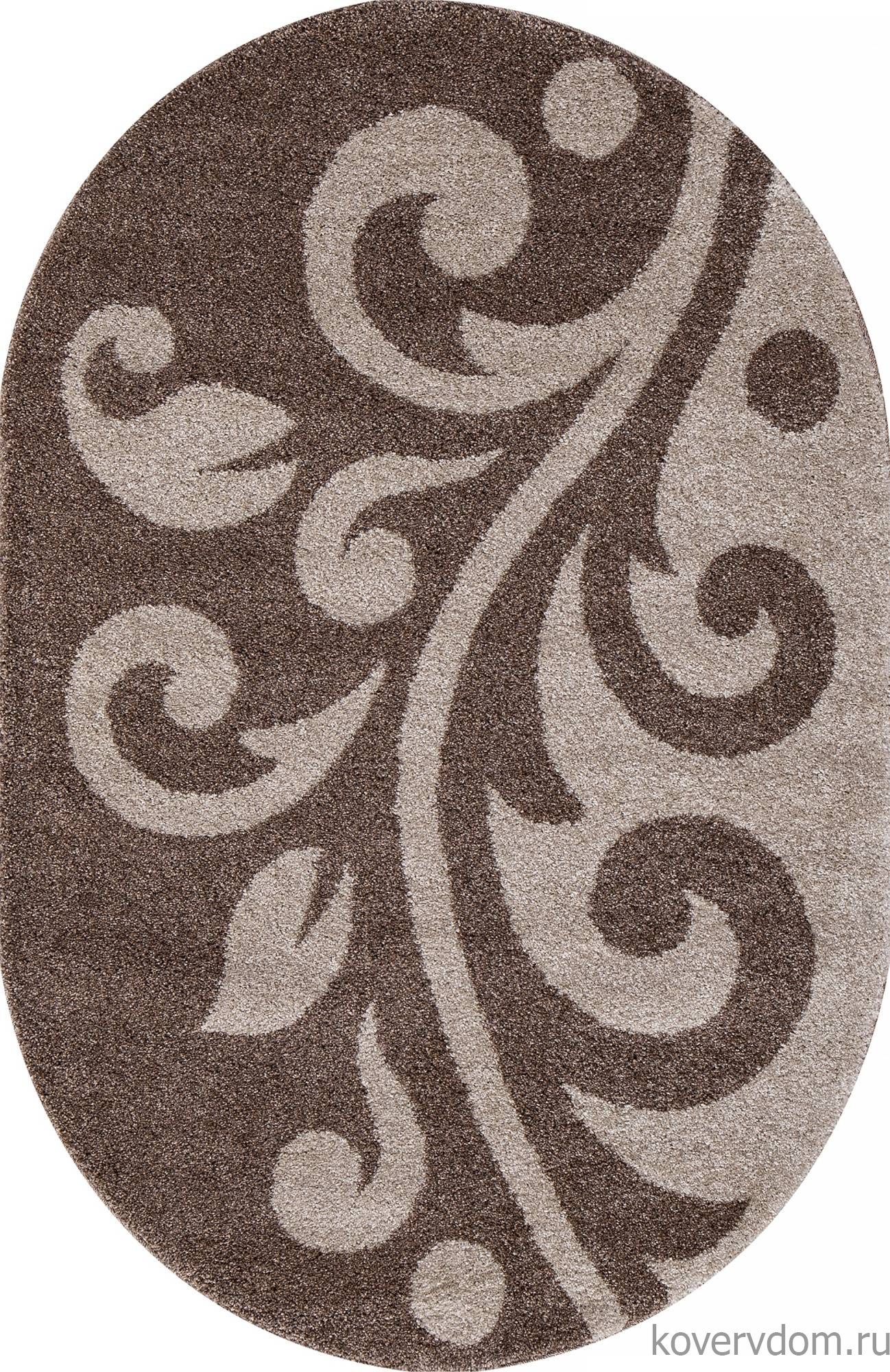 Ковер PLATINUM t621 DARK BEIGE Овал