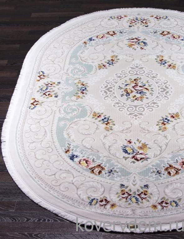 Ковер TRUVA 08327A BLUE / BLUE Овал