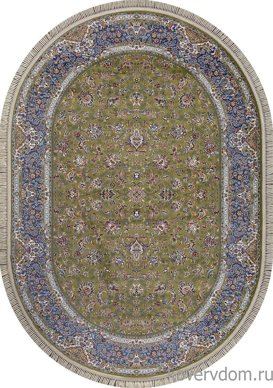 Ковер ARAVIA 6814 GREEN Овал