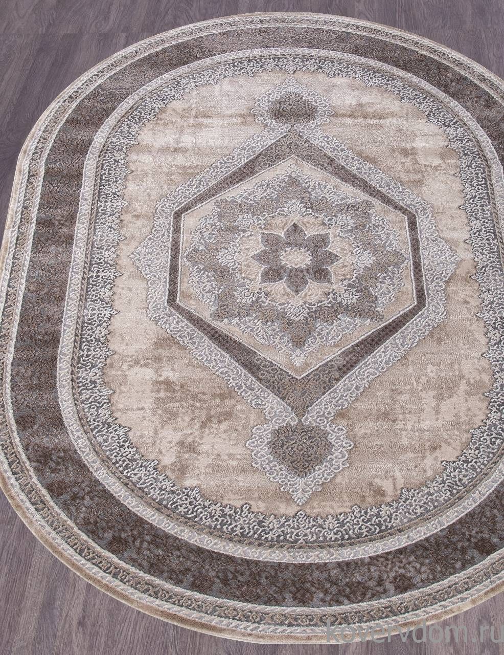 Ковер ARMINA 04037C GREY / BROWN Овал Ковер ARMINA 04037C GREY / BROWN Овал