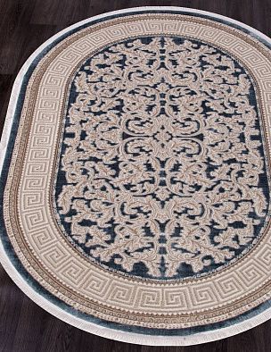 Ковер STAR P0384 D.BLUE / D.BLUE Овал