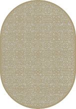 Современный рельефный ковер серый из вискозы GENOVA R 38036 6525 90 ОВАЛ